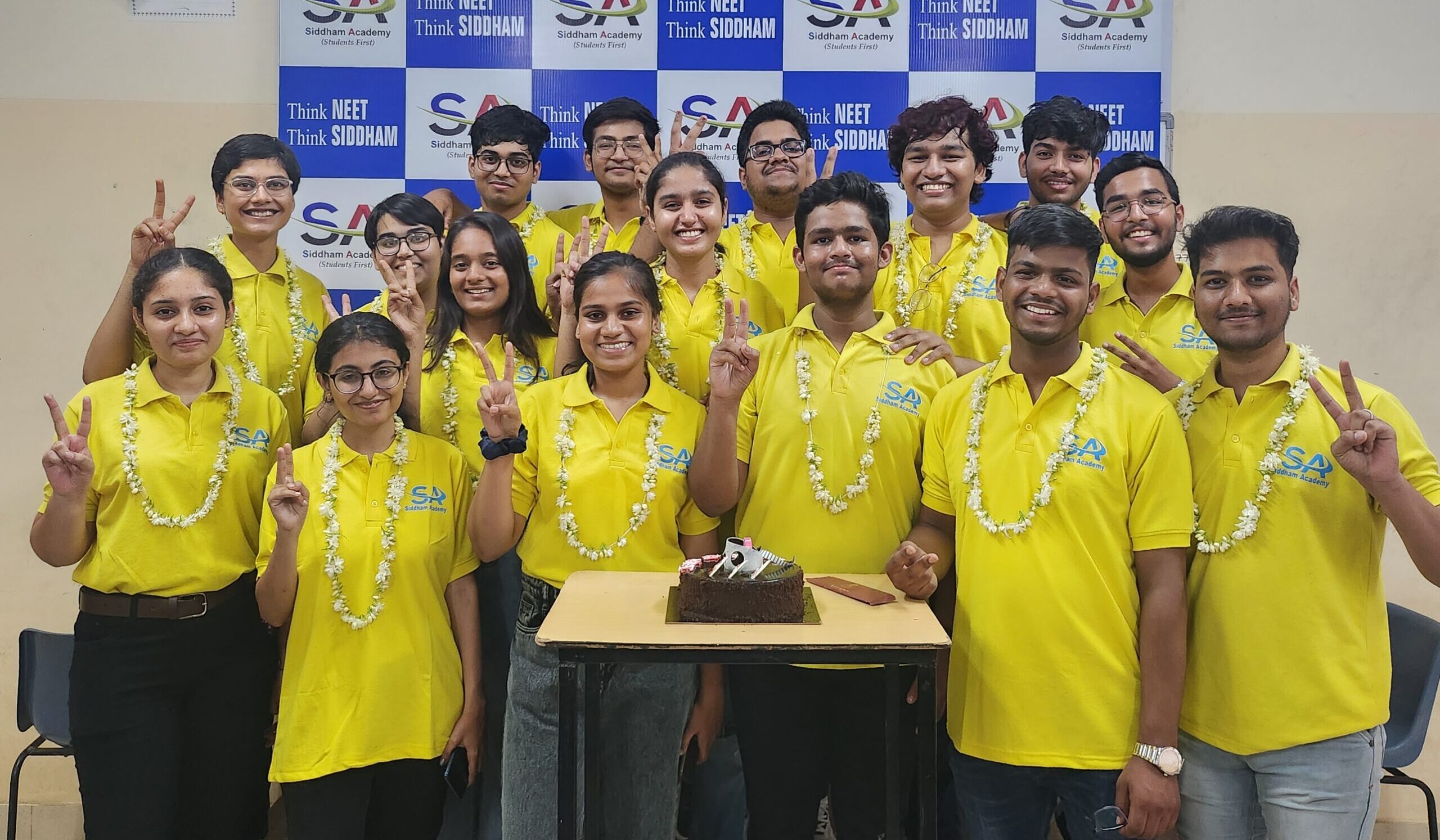 Happy students at Siddham Academy